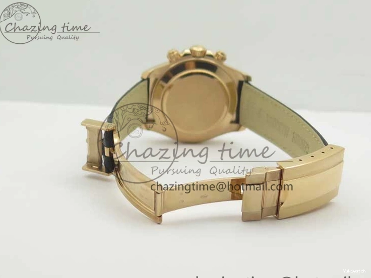 Leather 1:1 Gold Noob Rose Daytona RG Dial Edition SA4130 Best Strap On 116515 0416